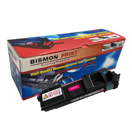 ตลับหมึกเทียบเท่า Toner Cartridge Compatible Ricoh SPC360S Magenta, SPC360S Remanufactured